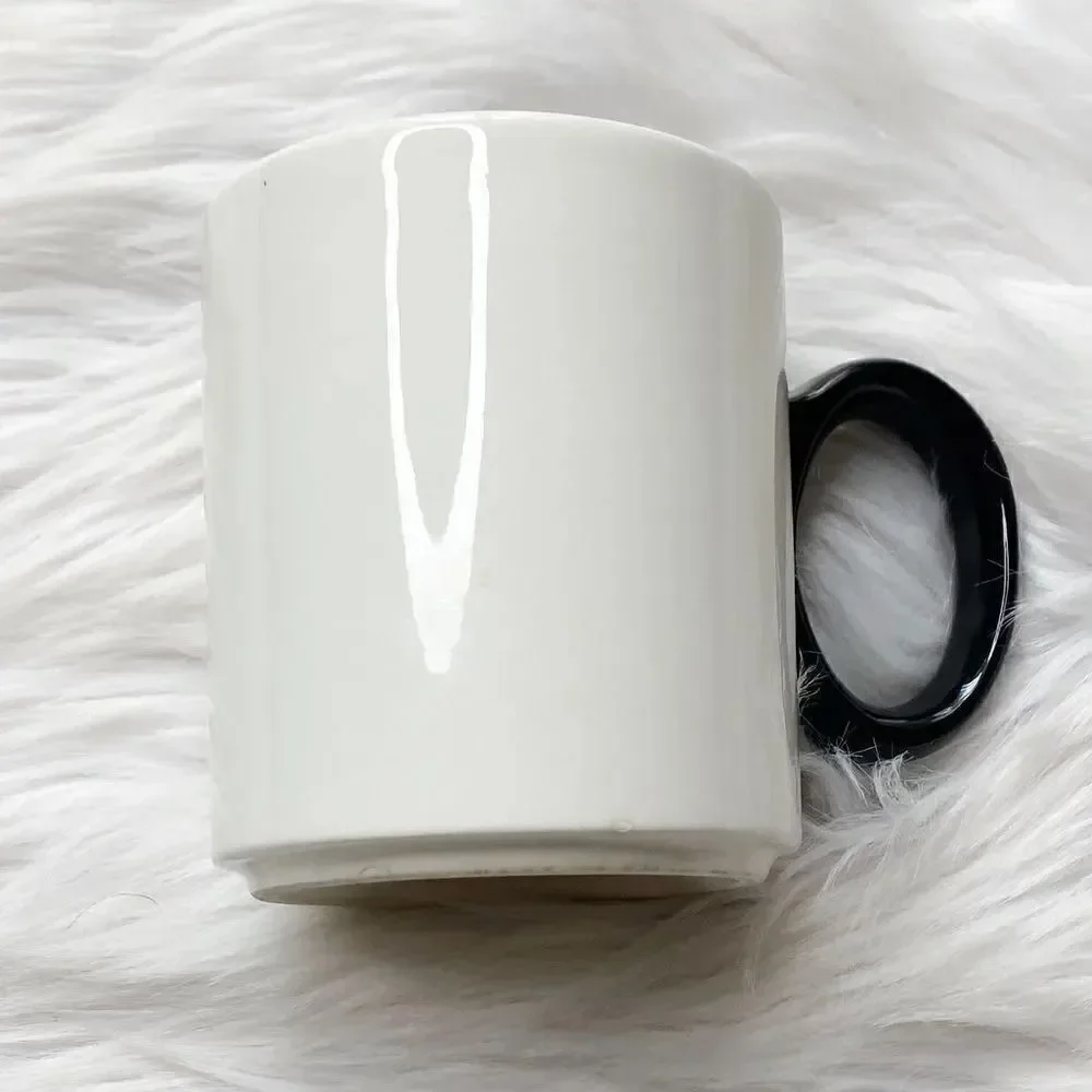 Sweater Weather Coffee Mug White and Black